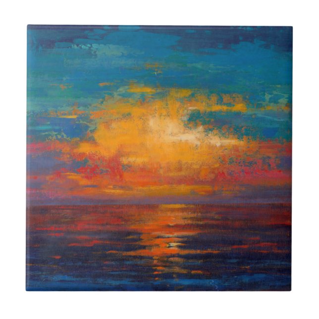 Azulejo De Cerâmica Sun Down II (Frente)