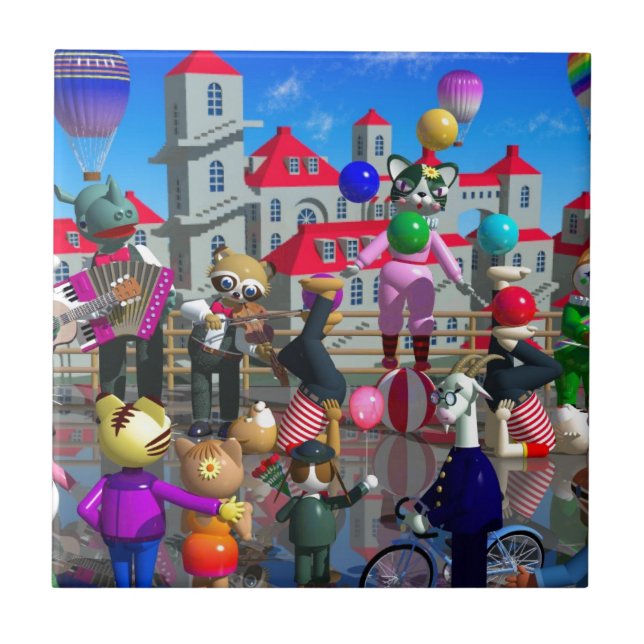 Azulejo De Cerâmica Sunday (Frente)