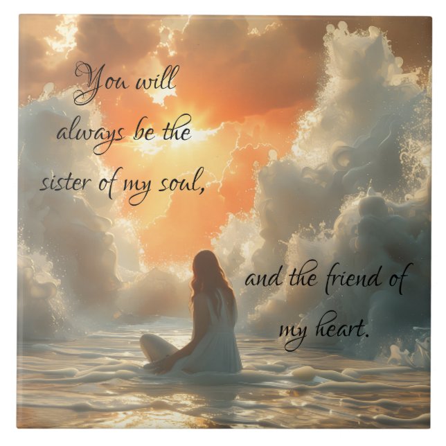 AZULEJO DE CERÂMICA  SUNRISE SISTER TILE (Frente)