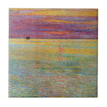 Sunset at Sea (por Childe Hassam)