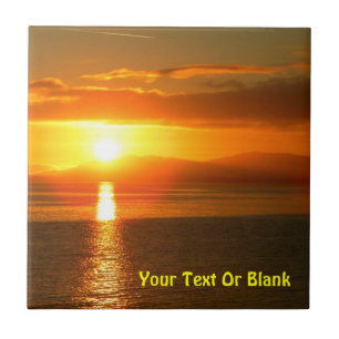 Azulejo De Cerâmica Sunset de passagem de dentro