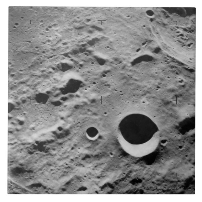 Azulejo De Cerâmica Superfície da lua (Frente)