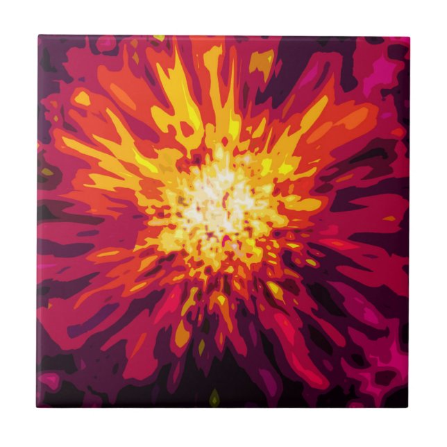 Azulejo De Cerâmica Supernova Blast (Frente)