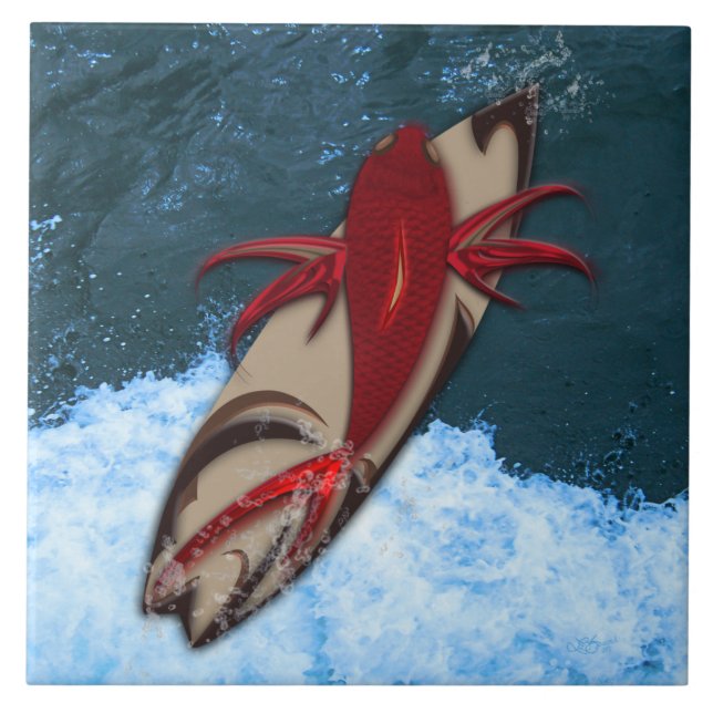Azulejo De Cerâmica Surf (Frente)