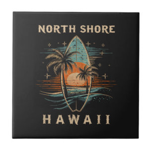 Azulejo De Cerâmica Surfista North Shore Havaí