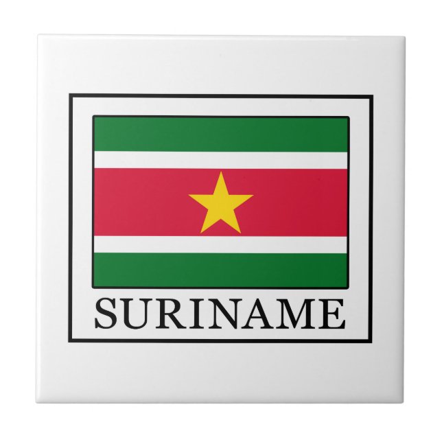 Azulejo De Cerâmica Suriname (Frente)