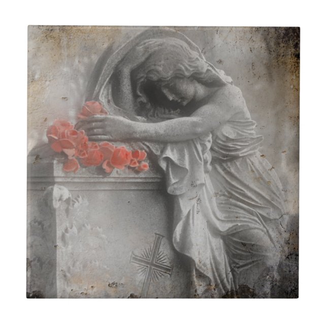 Azulejo De Cerâmica Surreal Angel (Frente)