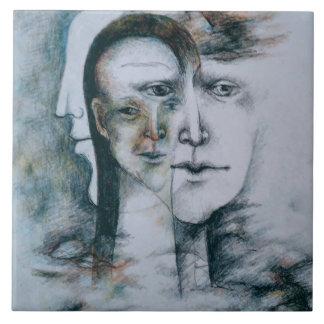 Azulejo De Cerâmica Surrealismo digital digital de belas artes