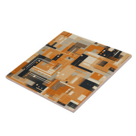 Azulejo De Cerâmica Suspiros Sunset Whispers Apricot Abstrato Delight