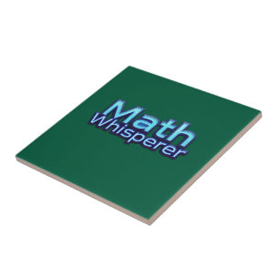 Azulejo De Cerâmica Sussurrador de Matemática