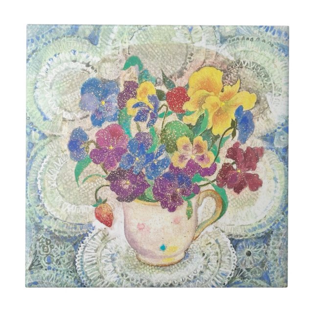 Azulejo De Cerâmica Sweet Afternoon: Luminous (Frente)