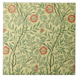Azulejo De Cerâmica Sweet Briar Pattern (por William Morris)