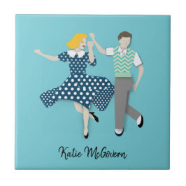Azulejo De Cerâmica Swing Dance