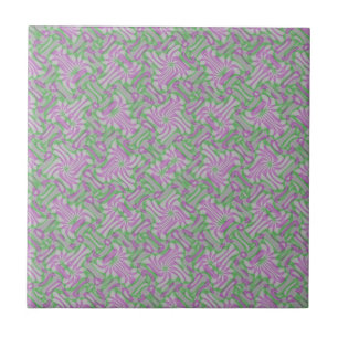 Azulejo De Cerâmica Swirling Rosettes