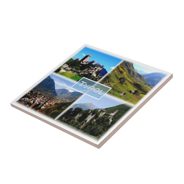 Azulejo De Cerâmica TAA001 TYROL TrentIno Alto Adige Itália, (Lateral)