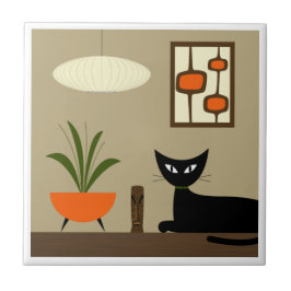 Azulejo De Cerâmica Tabletop Cat com Mod Pods