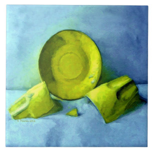 Azulejo De Cerâmica Taça quebrada e molho