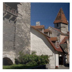 Azulejo De Cerâmica Tallin, Estônia. Tallin é um tanto
