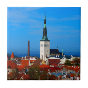 Azulejo De Cerâmica Tallinn, Estónia