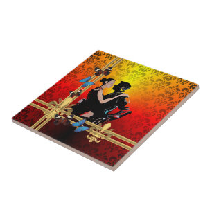 Azulejo De Cerâmica Tango no damask