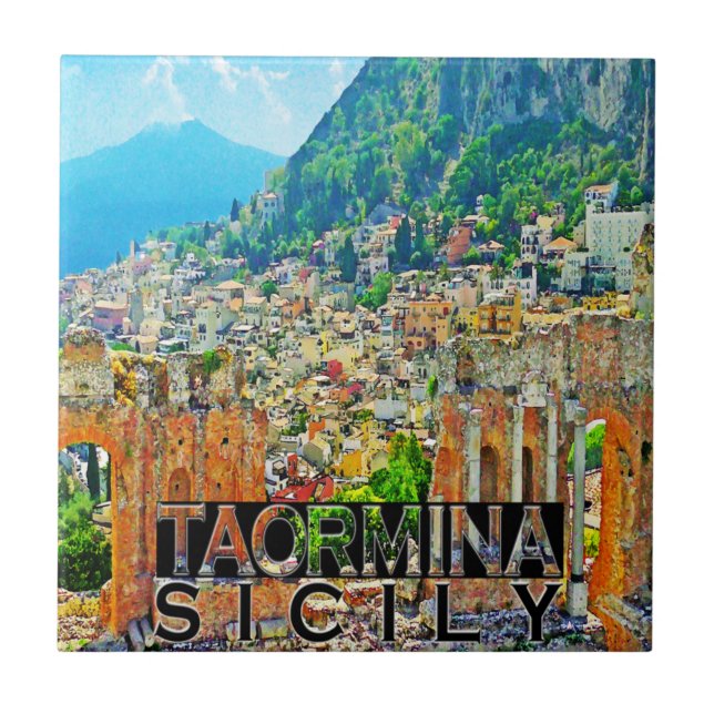Azulejo De Cerâmica Taormina (Frente)