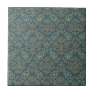 Azulejo De Cerâmica tapeçaria de textura medieval têxtil