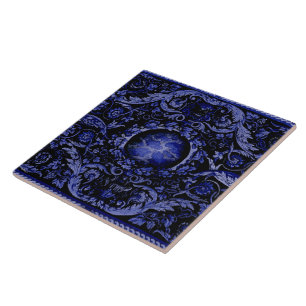 Azulejo De Cerâmica Tapete 1 de Savonnerie (azul)