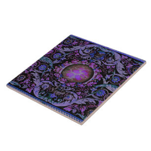 Azulejo De Cerâmica Tapete 1 de Savonnerie (roxo)