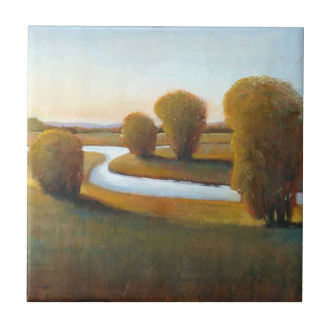 Azulejo De Cerâmica Tarde - Luz V (Frente)