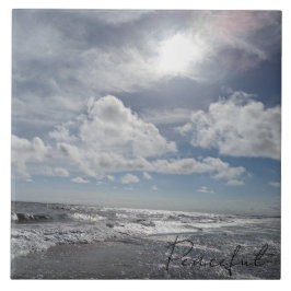 Azulejo De Cerâmica Tarde Sun na praia