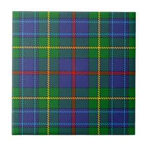 Azulejo De Cerâmica Tartan de Bailey do clã