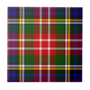 Azulejo De Cerâmica Tartan de Christie do clã