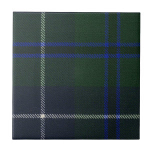 Azulejo De Cerâmica Tartan de Douglas do clã