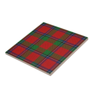 Azulejo De Cerâmica Tartan de Expressões Escocesas Clan Sinclair