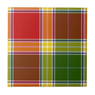 Azulejo De Cerâmica Tartan de Gibson do clã