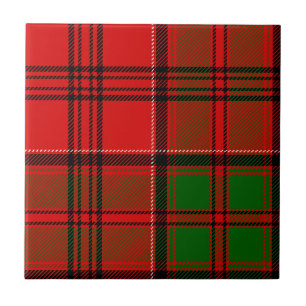 Azulejo De Cerâmica Tartan de Grant do clã