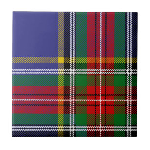 Azulejo De Cerâmica Tartan de Macbeth do clã