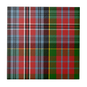 Azulejo De Cerâmica Tartan de MacPherson do clã
