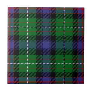 Azulejo De Cerâmica Tartan de Rankine do clã