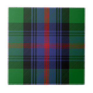 Azulejo De Cerâmica Tartan de Sutherland do clã