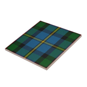 Azulejo De Cerâmica Tartan do Clã MacLeod