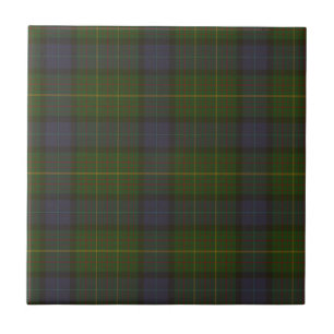 Azulejo De Cerâmica Tartan do Estado da Califórnia