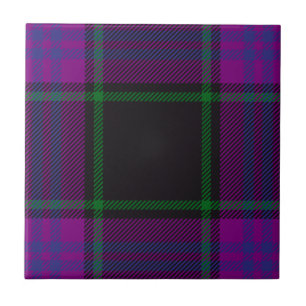 Azulejo De Cerâmica Tartan do latifundiário do clã