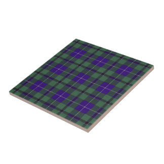 Azulejo De Cerâmica Tartan do Scottish de Douglas