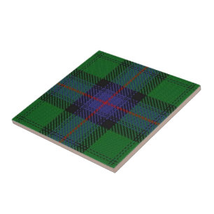 Azulejo De Cerâmica Tartan escocês das expressões de Armstrong do cl