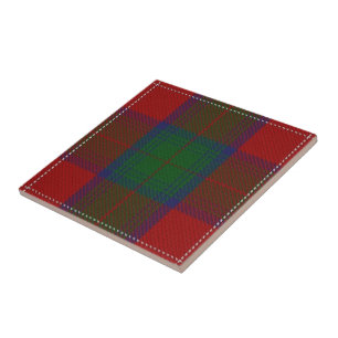 Azulejo De Cerâmica Tartan escocês das expressões de Chisholm do cl