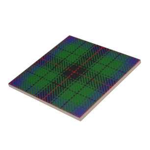 Azulejo De Cerâmica Tartan escocês das expressões de Davidson do cl