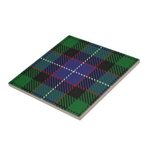 Azulejo De Cerâmica Tartan escocês das expressões de Galbraith do cl