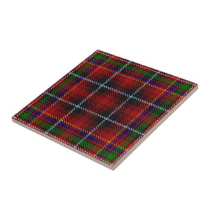Azulejo De Cerâmica Tartan escocês das expressões de Innes do clã
