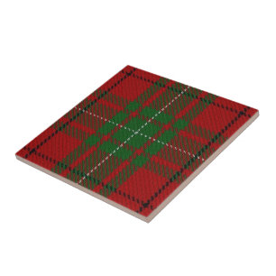 Azulejo De Cerâmica Tartan escocês das expressões de MacAulay do cl